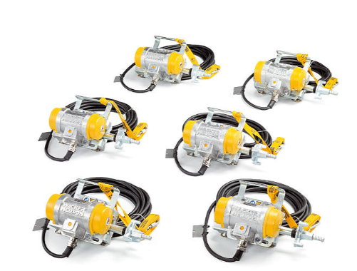 Sats kvalitets-frilagd betong