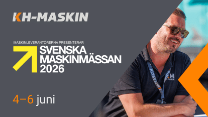 Träffa KH-Maskin på Svenska Maskinmässan