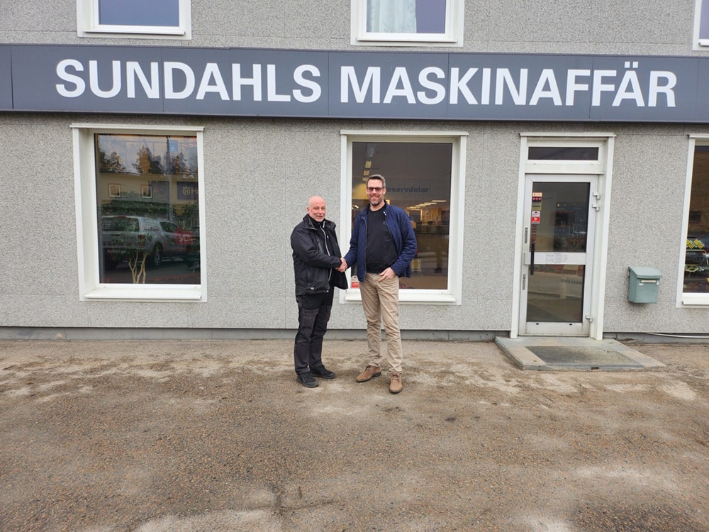 Sundahls Maskinaffär – Ny återförsäljare